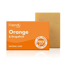 Load image into Gallery viewer, Orange & Grapefruit Eco Friendly Soap Bar