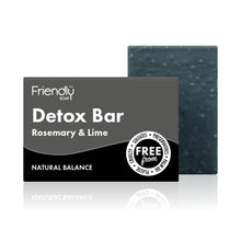 Load image into Gallery viewer, Detox Bar - Rosemary & Lime with Activated Charcoal