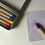 Load image into Gallery viewer, Set of 6 Traditional Eco-Friendly Crayons in Metal Tin