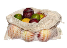 Load image into Gallery viewer, Organic Produce Bags & Bread Bag - 3 Pack