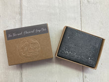 Load image into Gallery viewer, Tea tree and Charcoal 80g soap bath