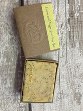 Load image into Gallery viewer, Lemon and Poppy Seed 80g soap bar
