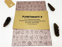 Load image into Gallery viewer, Christmas Fun Gift Wrap - Recycled Kraft Paper