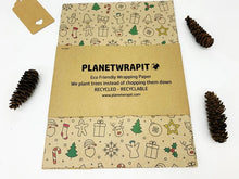 Load image into Gallery viewer, Christmas Fun Gift Wrap - Recycled Kraft Paper