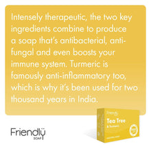 Load image into Gallery viewer, Tea Tree &amp; Turmeric Eco Friendly Soap Bar
