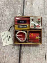 Load image into Gallery viewer, Mini Incense Gift Box Set Ceramic Candle and Burner
