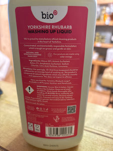 YORKSHIRE RHUBARB WASHING UP LIQUID 750ML