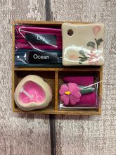 Load image into Gallery viewer, Mini Incense Gift Box Set Ceramic Candle and Burner
