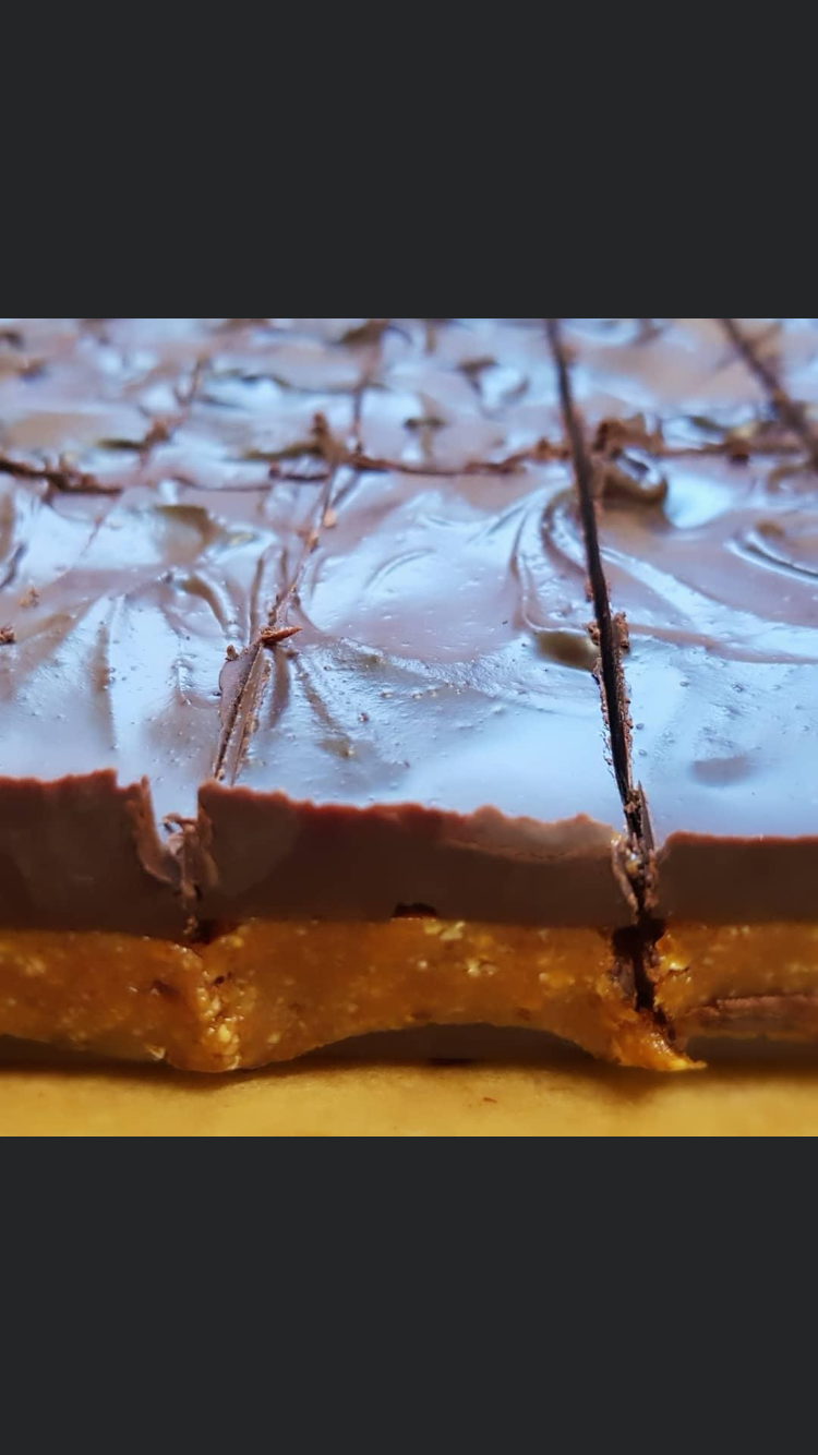 Raw chocolate slabs