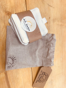 Organic Hemp Reusable Face Pads/Wipes