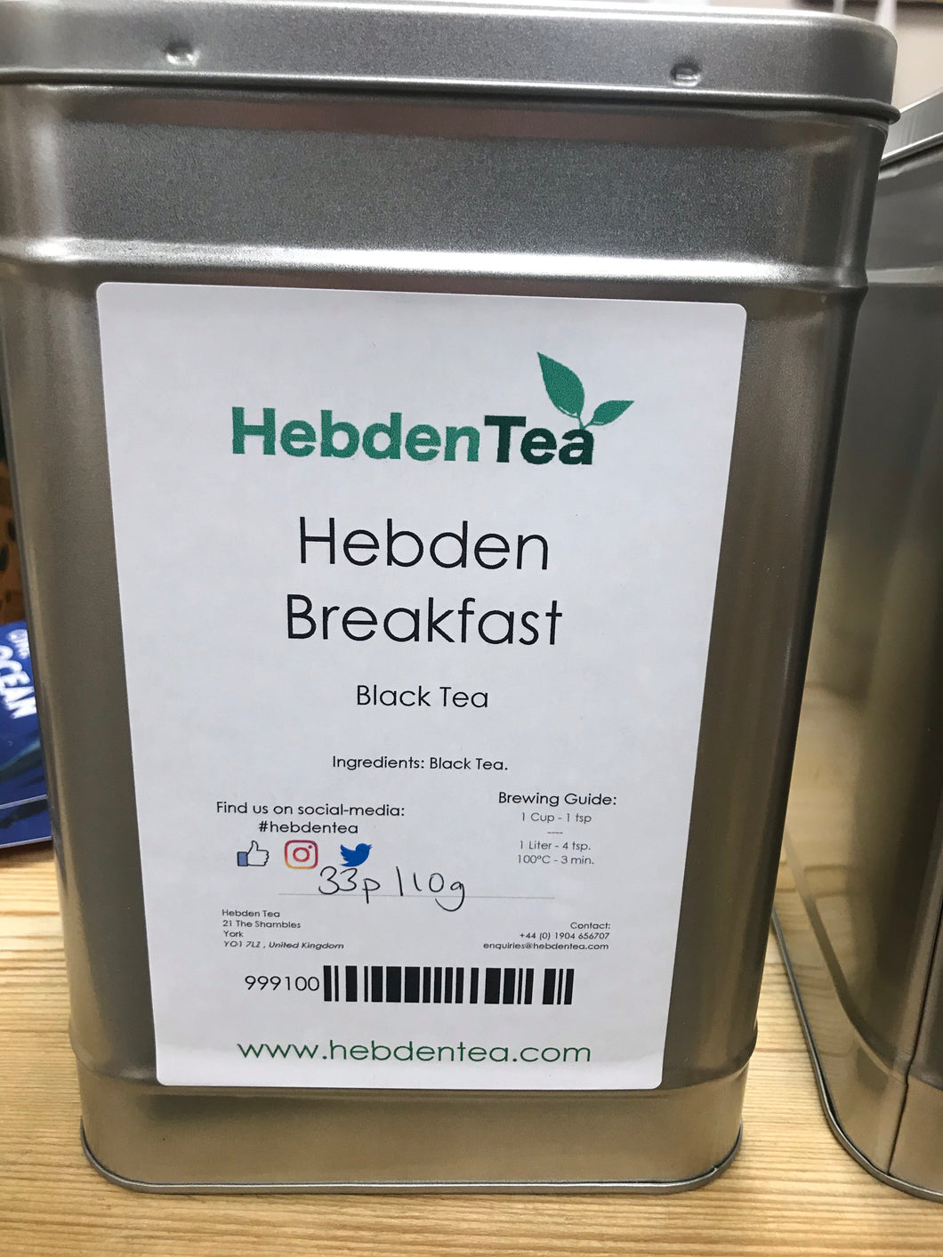 Hebden Breakfast Black Tea