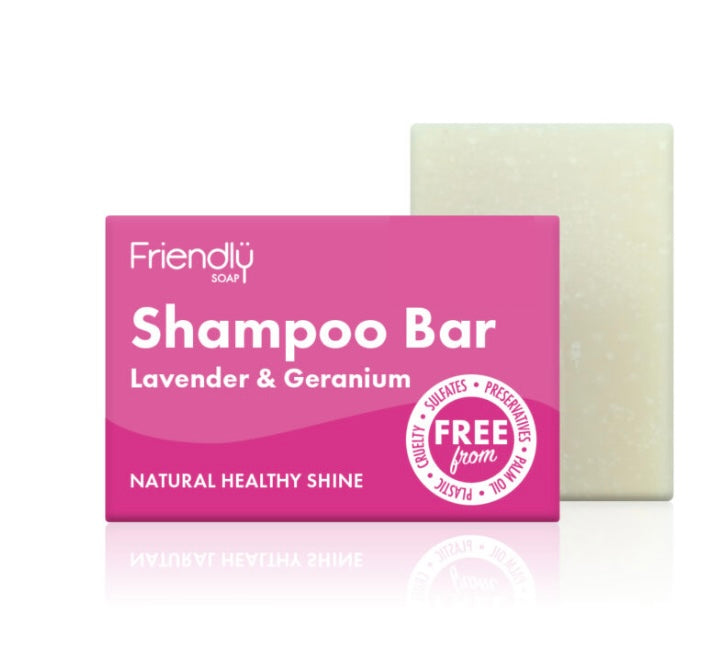 Friendly shampoo bar, Lavender and Geranium